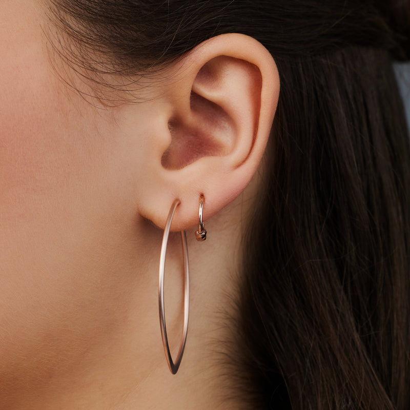 Violet Hamden Sisterhood Feminine 925 Sterling Silberne Roségold Plated Creolen VH360037-zoom-