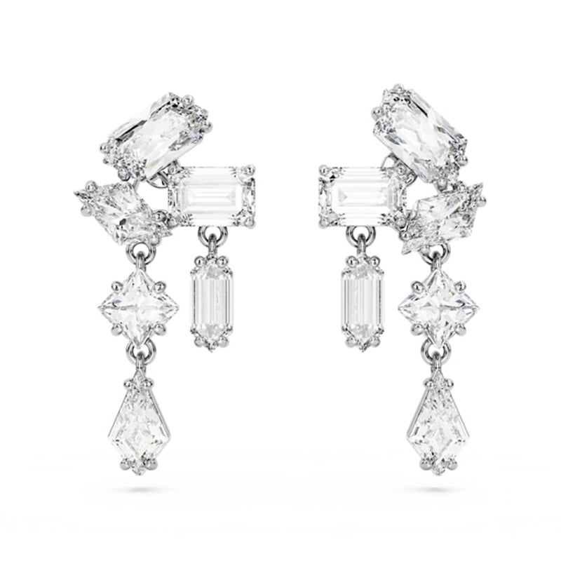 Swarovski Mesmera Silberfarbene Ohrknöpfe 5665825-zoom-