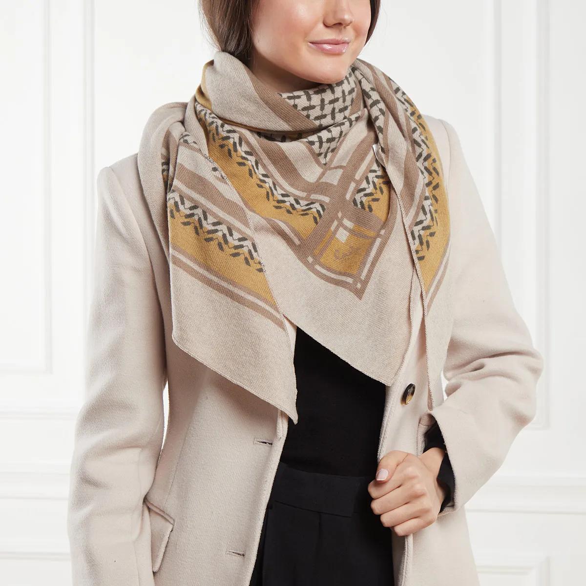 Lala Berlin Beige Cashmere Scarf 2001-A0386497