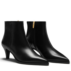 Isabel Bernard Vendôme Lola black calfskin leather boots IB53011-001-38
