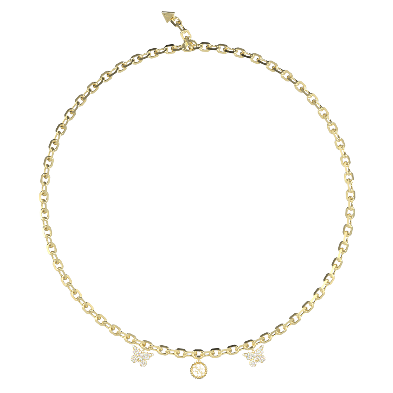 Guess Borboleta Gold-coloured Necklace JUBN06129JWYGT-U