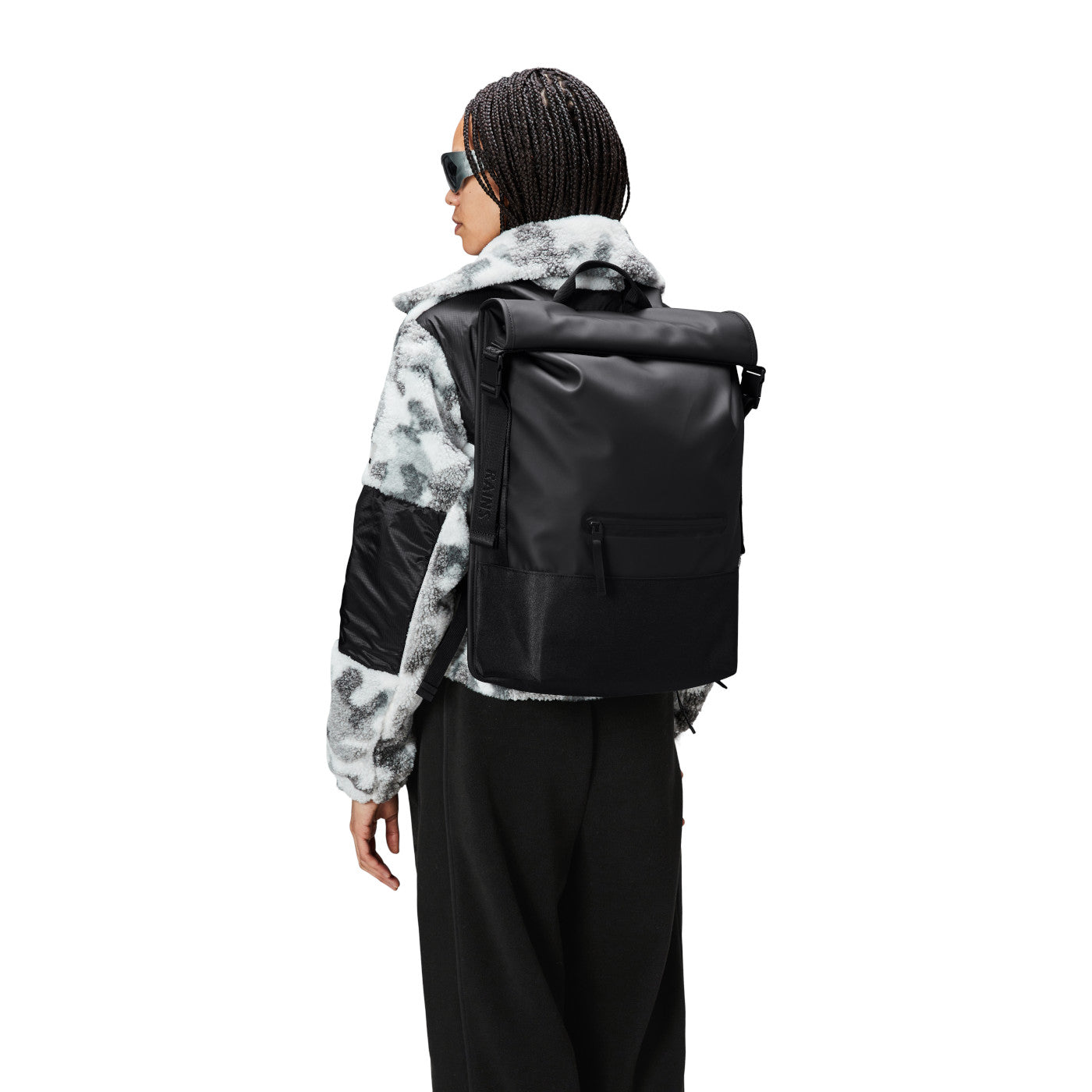 Rains Trail Black Backpack R14320-01