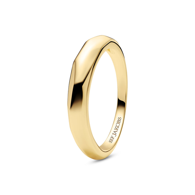 Sif Jakobs Gold Plated Roccia Ring SJ-R2724-YG-50-zoom-