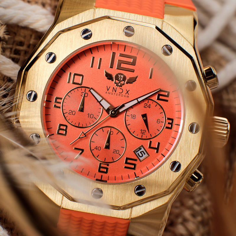 VNDX Ibiza Rebel damen Uhr Orange LD12810-30-zoom-