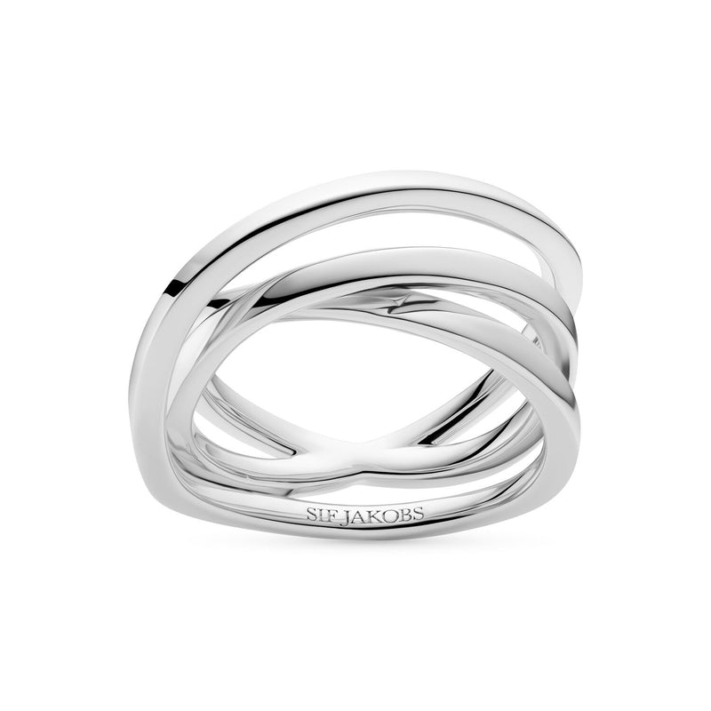 Sif Jakobs 925 Sterling Silver Spirale Pianura Ring SJ-R2590-56-zoom-
