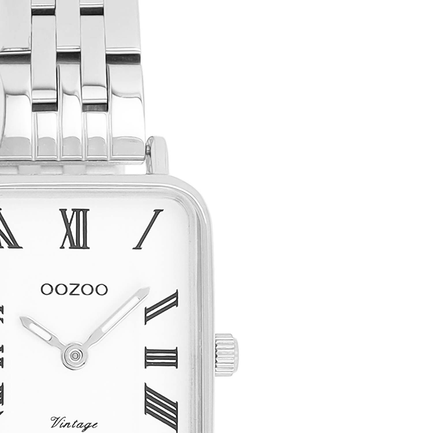 OOZOO Vintage Silver and White Women's Watch C20410