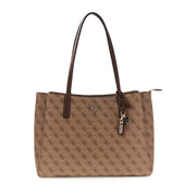 Guess Noelle Latte Logo Brown Shopper HWBG96-72260-LGW