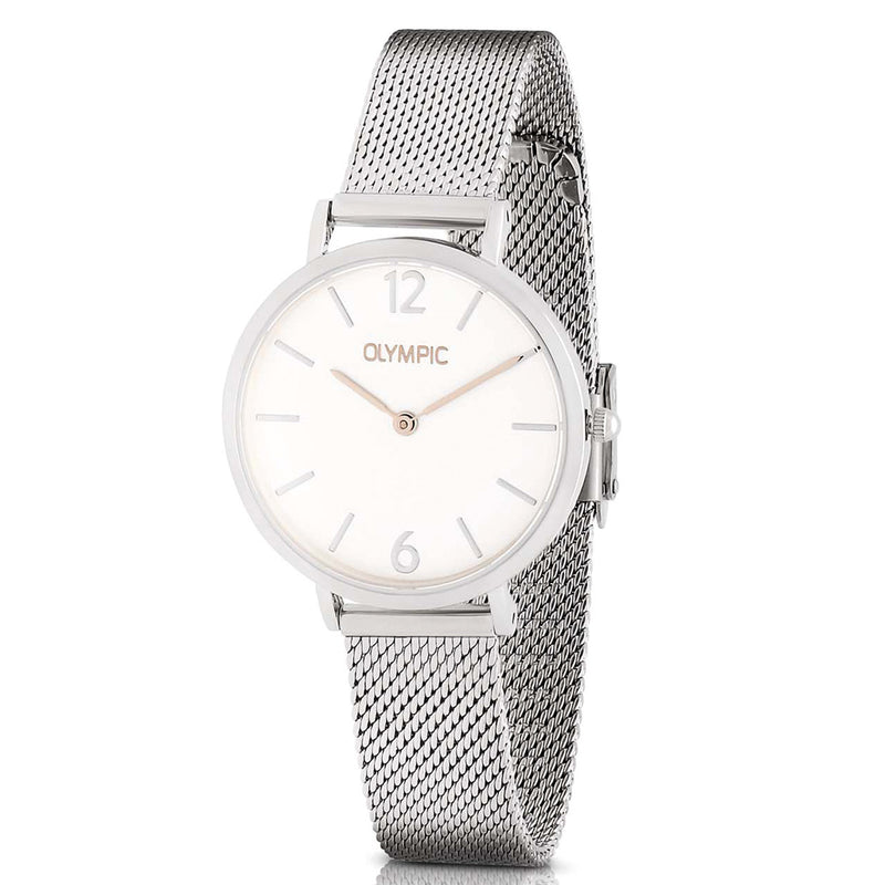 Olympic Sanne Zilverkleurig Dames Horloge 2002-OL66DSS018-zoom-