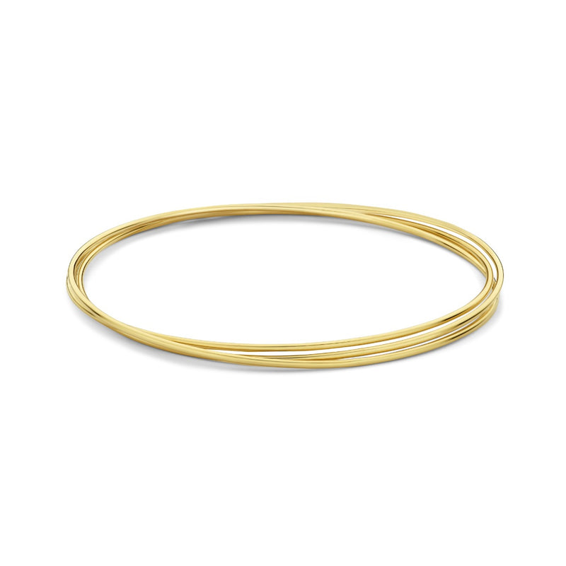 Isabel Bernard Cour d'Honneur Adora 14 Karat | Gold Bangle Set IB320110-zoom-