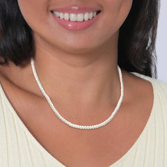 Elli 925 Sterling Silver Pearl Necklace 2004-BF-0008098-001