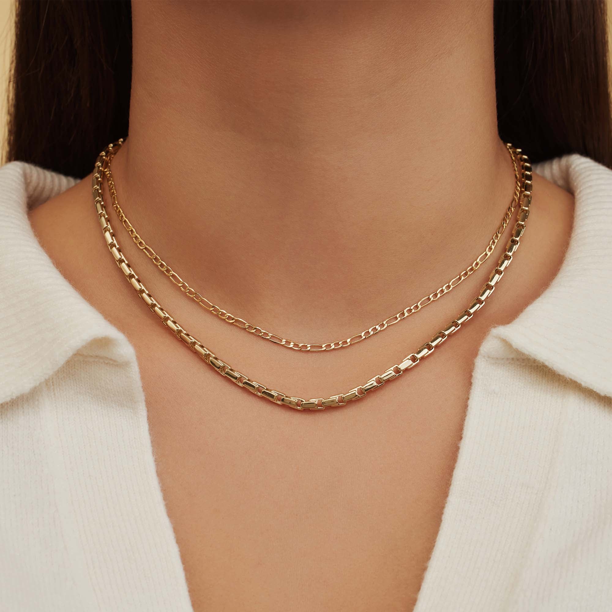 Isabel Bernard Aidee Gigi 14 Carat Golden Necklace IB340108