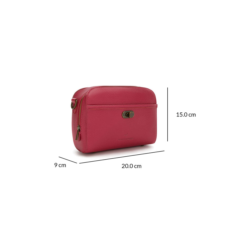 Violet Hamden Essential Bag Fuchsienfarbene Umhängetasche VH22042-zoom-