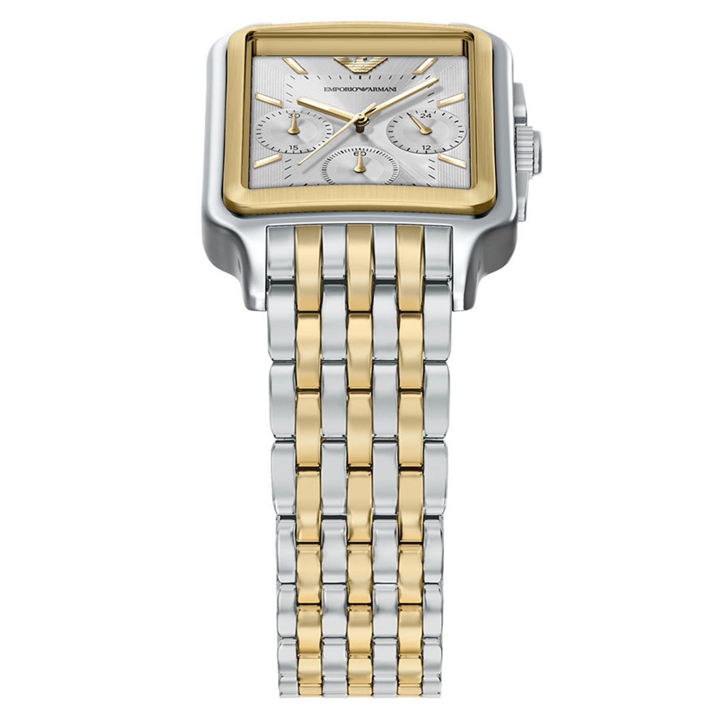 Emporio Armani Rectangular Silver Dial Watch AR11752