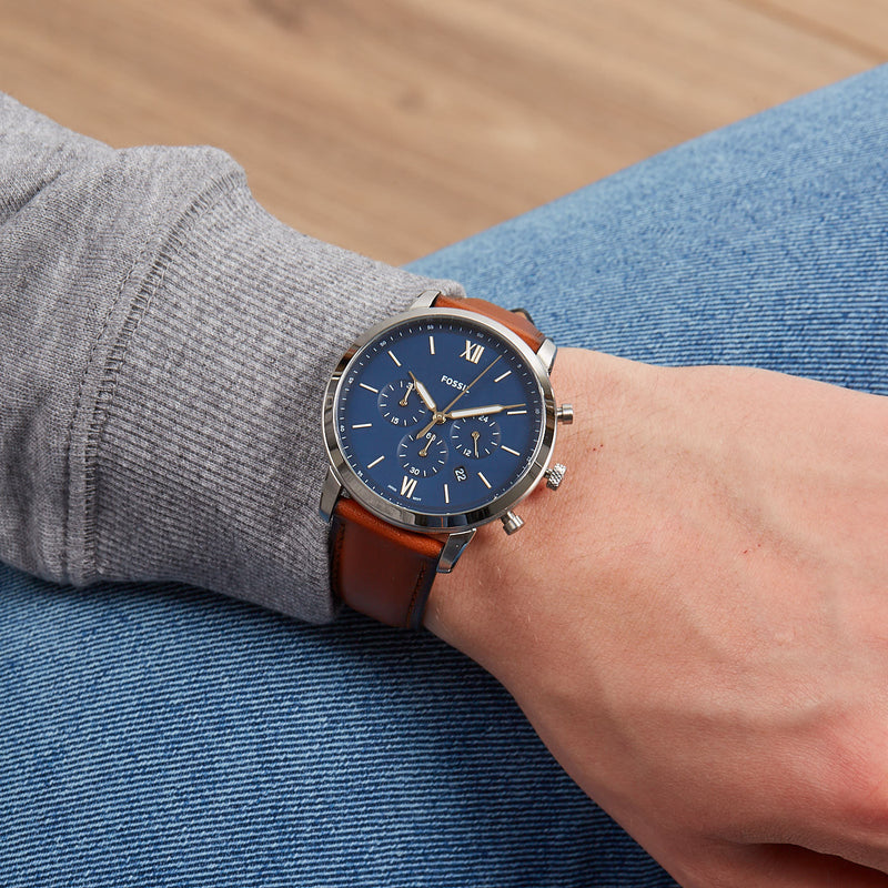 Fossil Neutra Chrono Heren horloge FS5453-zoom-