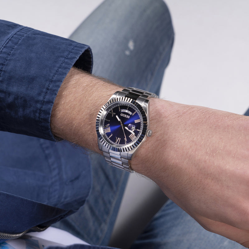 GUESS Connoisseur herren Uhr Silber GW0265G7-zoom-