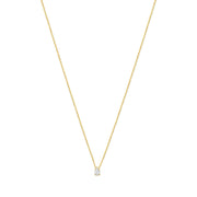 Isabel Bernard De la Paix Eloise 14 karat gold necklace with diamond 0.1 carat IBD350025