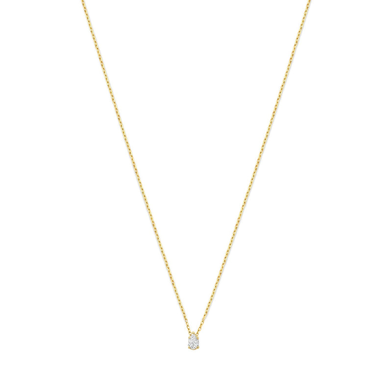 Isabel Bernard De la Paix Eloise 14 karat gold necklace with diamond 0.1 carat IBD350025-zoom-