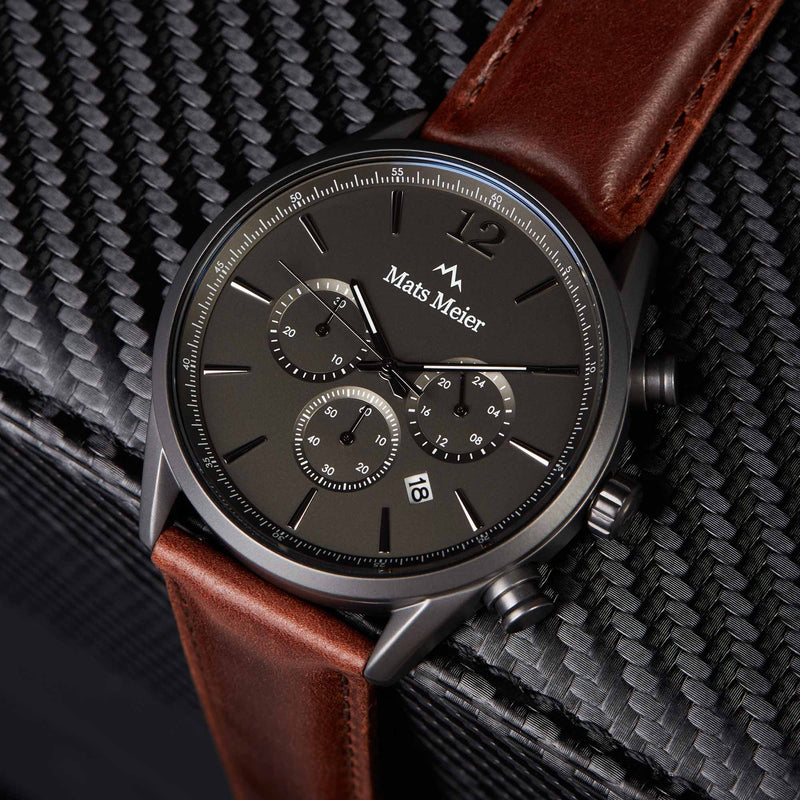 Mats Meier Grand Cornier herren Uhr Braun MM00104-zoom-