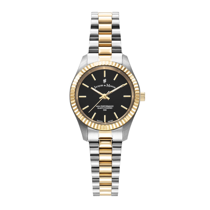 Jacques du Manoir Inspiration Prime Schwarze Damenuhr JWL04006-zoom-