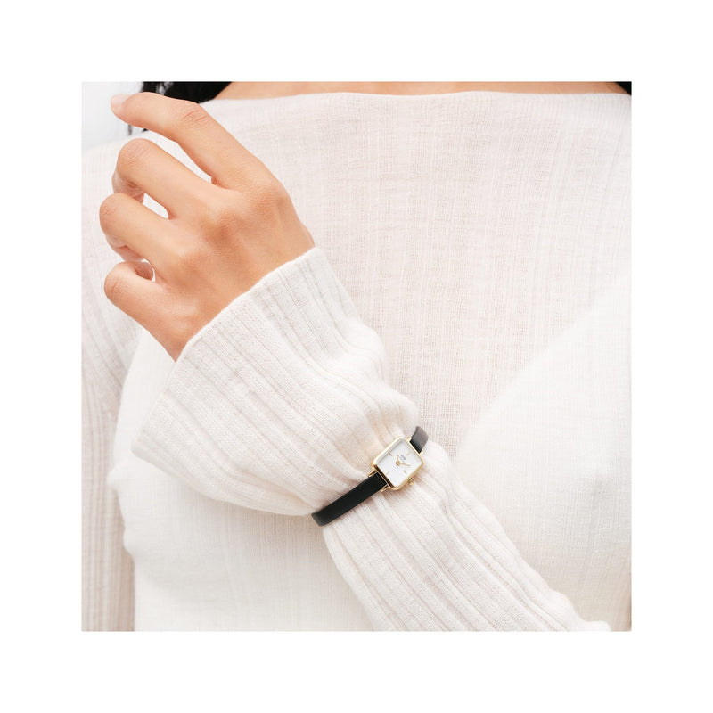 Daniel Wellington Quadro Mini damen Uhr Schwarz DW00100729-zoom-