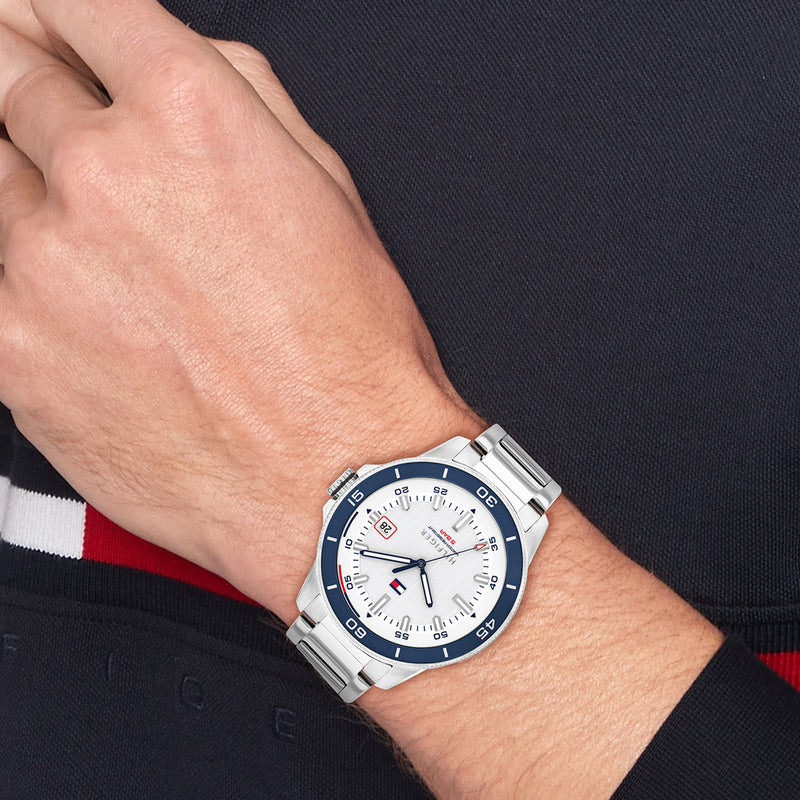 Tommy Hilfiger Silver Men's Watch TH1792227-zoom-