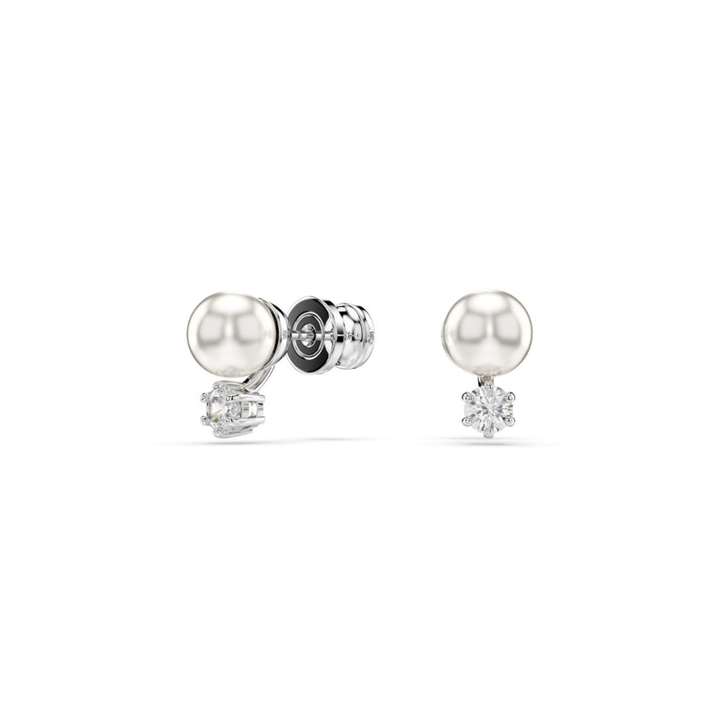 Swarovski Matrix Silver Coloured Ear Studs 5694225-zoom-