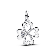 Pandora ME Herz Vierblättriger Klee Medaillon Charm 793034C01