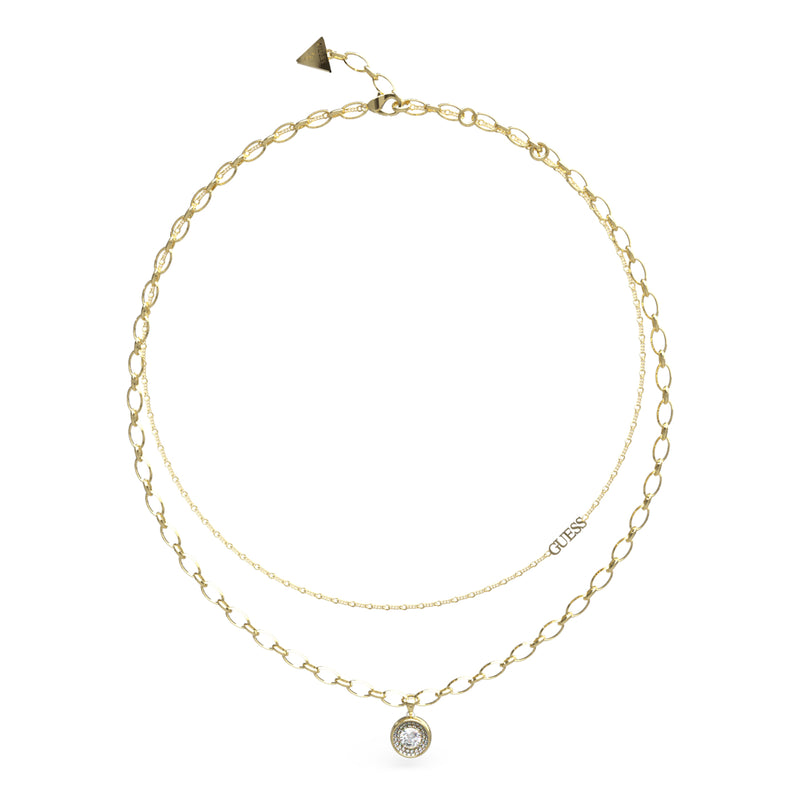 GUESS Unique Solitaire Goldfarbene Kette JUBN03395JWYGT-U-zoom-