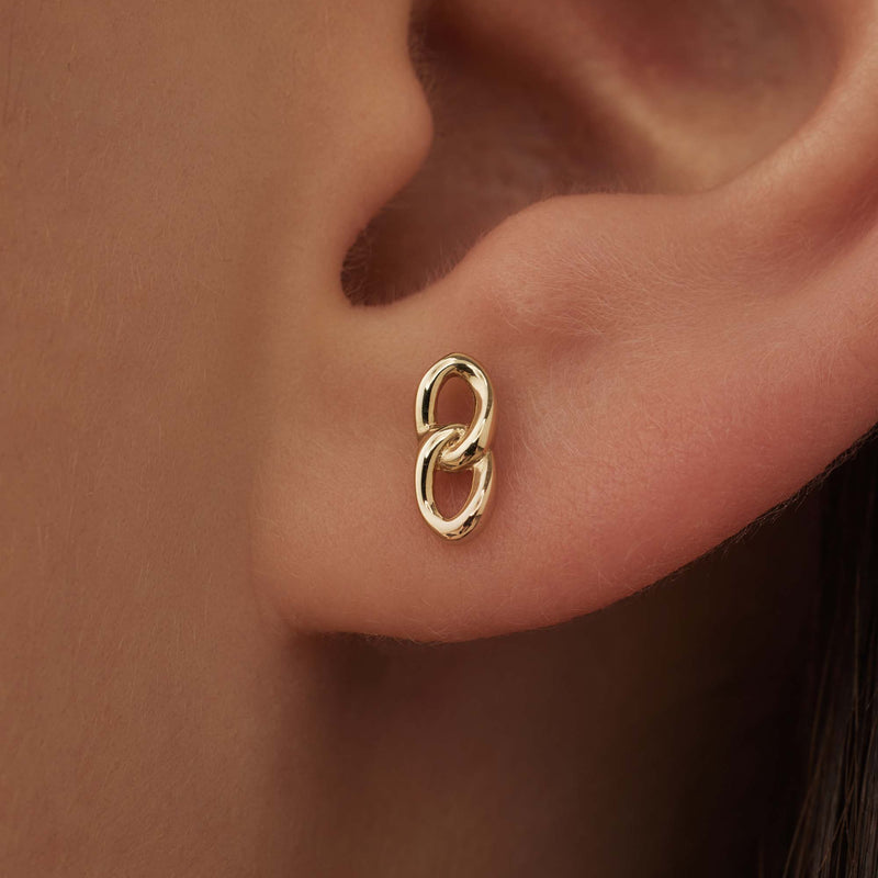 Isabel Bernard Le Marais Regine 14 Karat | Gold Ohrstecker IB360218-zoom-