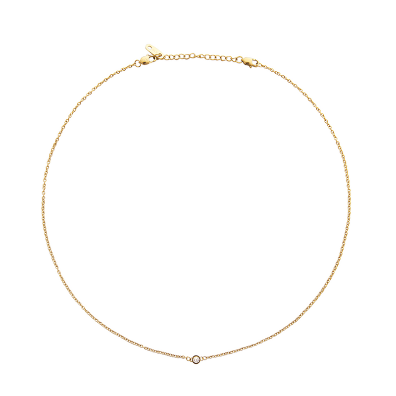 Mockberg Thin Diamond Necklace MO560-zoom-