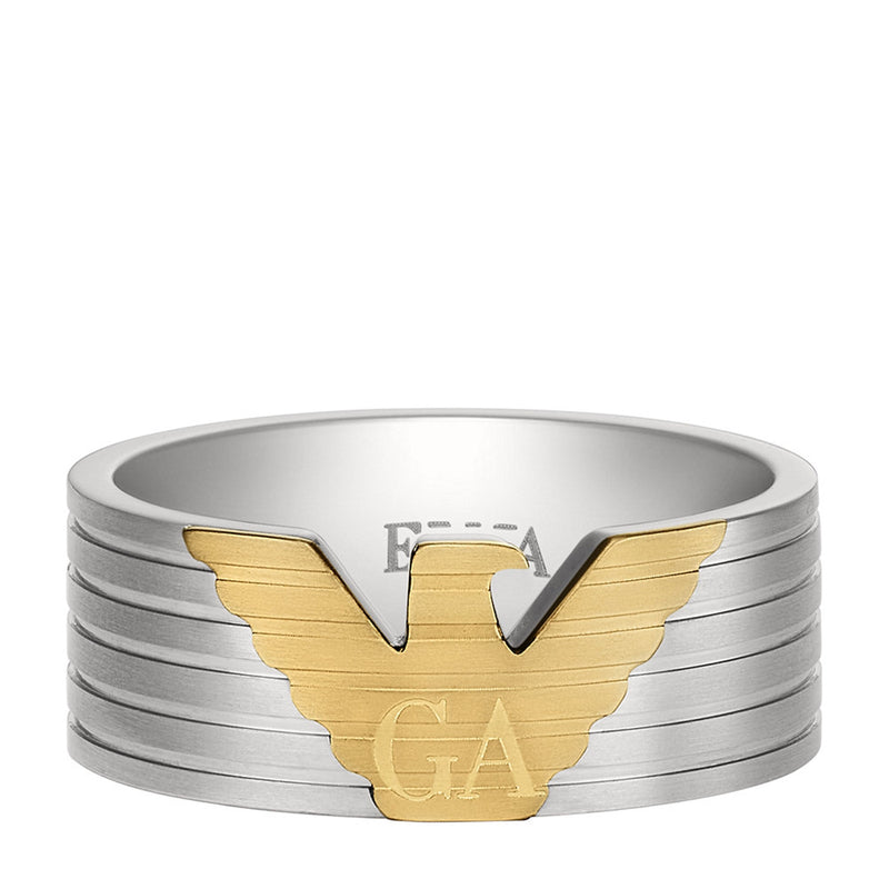 Emporio Armani Eagle Logo Silberfarbene Ring EGS3076040-9-zoom-