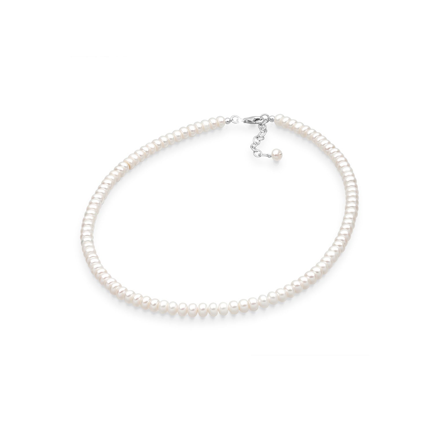 Elli 925 Sterling Silver Pearl Necklace 2004-BF-0008098-001