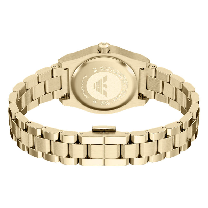 Emporio Armani Round Green Dial Watch AR11761-zoom-