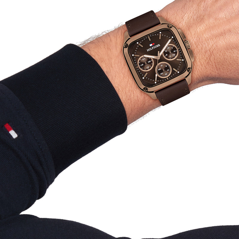 Tommy Hilfiger Roségoldene Herrenuhr TH1792221-zoom-