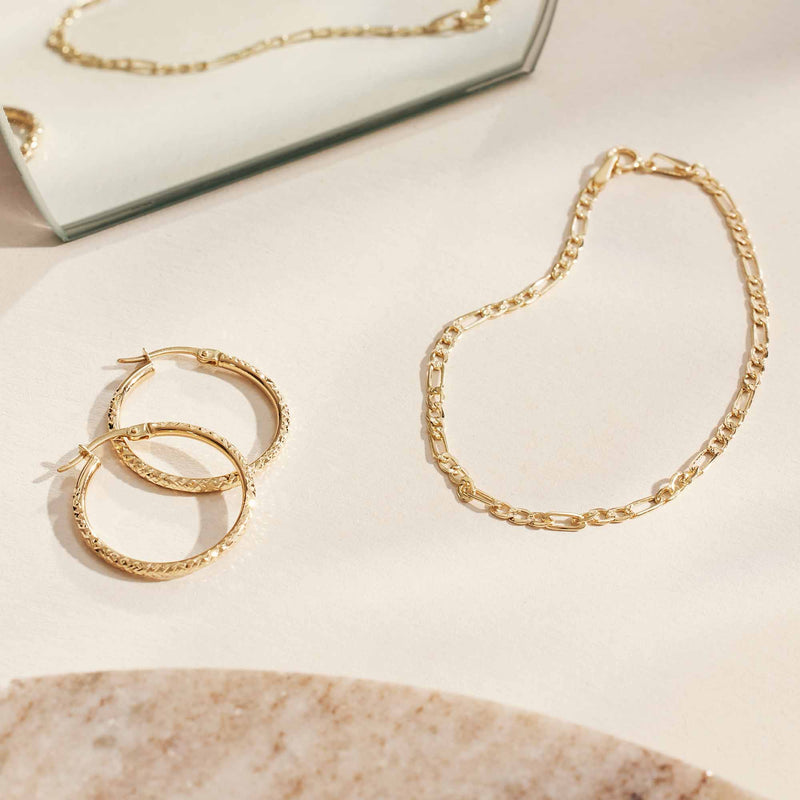 Isabel Bernard Rivoli Laura 14 Karat | Gold Reif-Ohrringe IB360161-zoom-