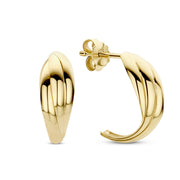 Beloro Jewels Della Spiga damen Creolen 375 Gold BO360033