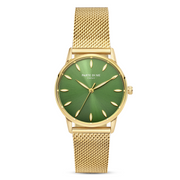 Parte Di Me Orologio rund Damenuhr goldfarben und grün PDM09054