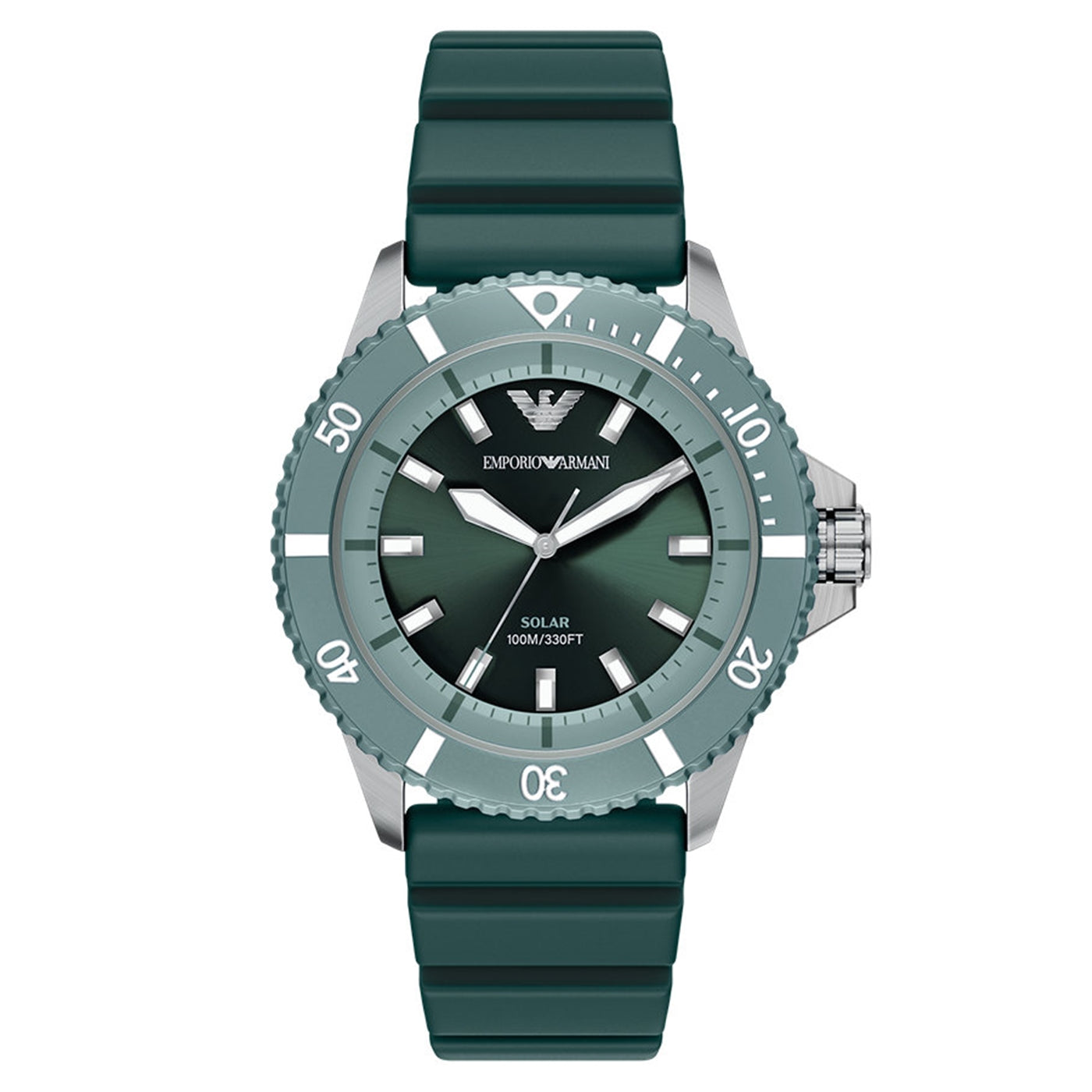 Emporio Armani World Explorer Green Dial Solar Watch AR11786