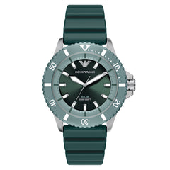 Emporio Armani World Explorer Green Dial Solar Watch AR11786