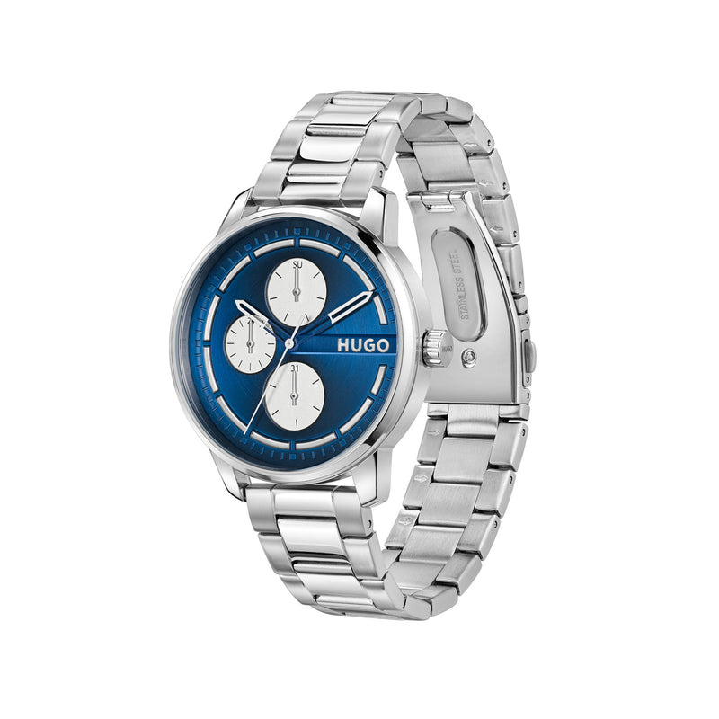 Hugo Boss HUGO #STAMP MULTI Blauw Heren Horloge 2002-HU1530386-zoom-