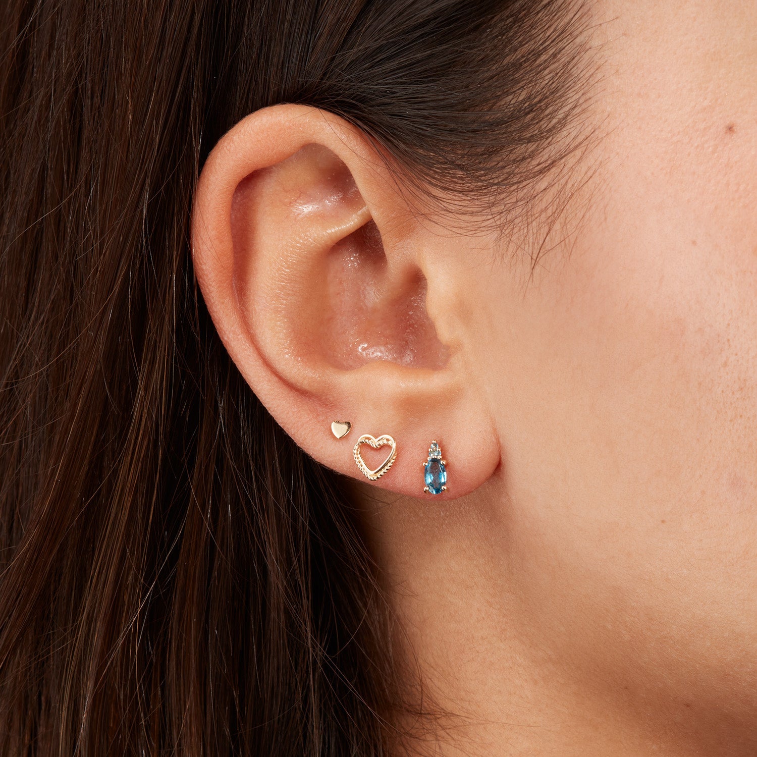Jackie Gold 14K Golden Ear Studs JKE24.449