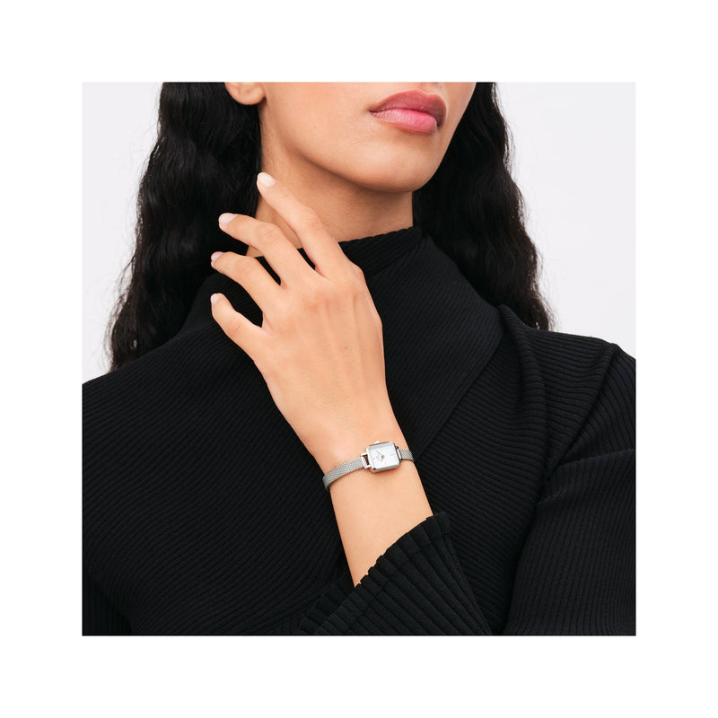 Daniel Wellington Quadro Mini damen Uhr Silber DW00100726-zoom-