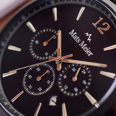 Mats Meier Grand Cornier Chrono Mat Black Watch MM00102