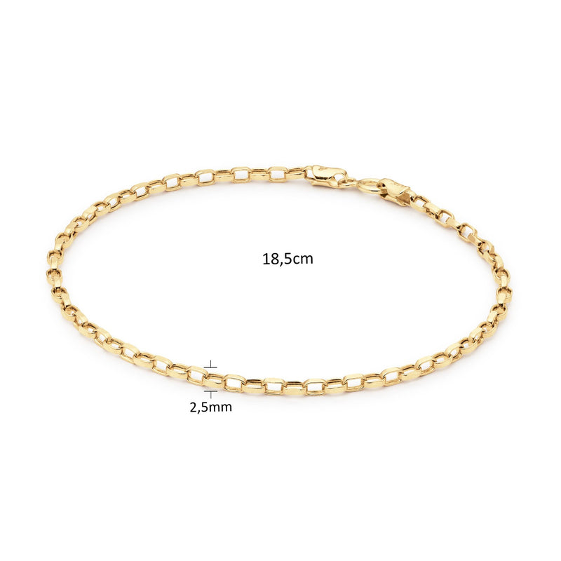 Jackie Gold Cannes Armband Aus 14 Karat Gold 585 JKB25.505-zoom-