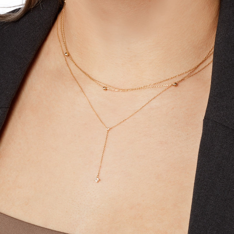 Jackie Gold 14K Golden Necklace JKN24.448-zoom-