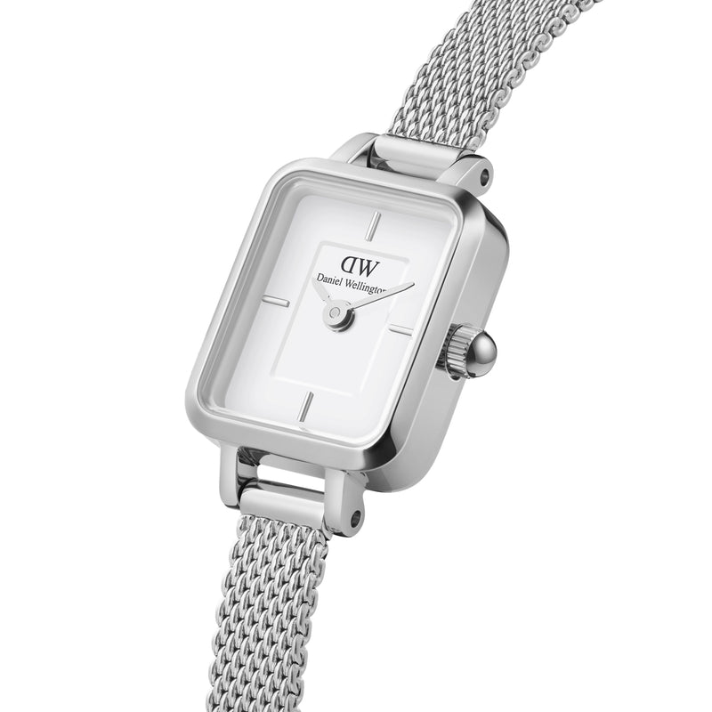 Daniel Wellington Quadro Mini damen Uhr Silber DW00100726-zoom-