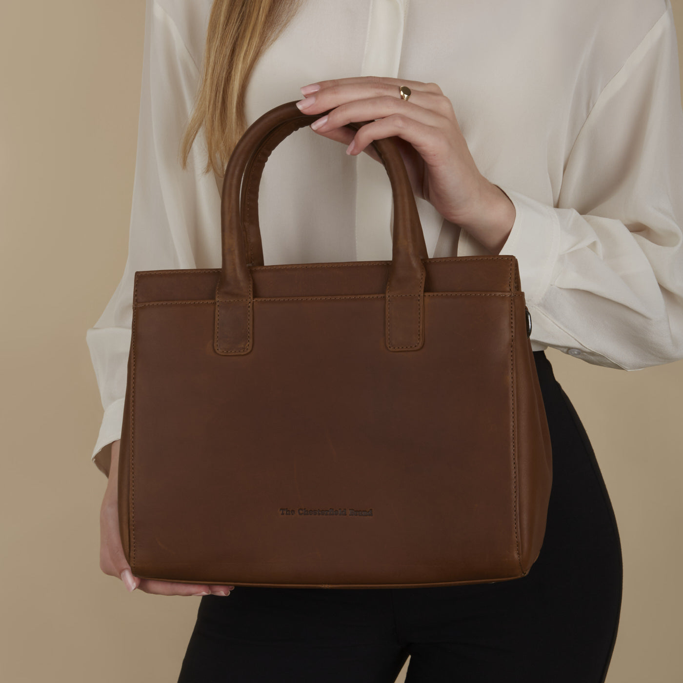 The Chesterfield Brand Cognac Handbag C48.127431