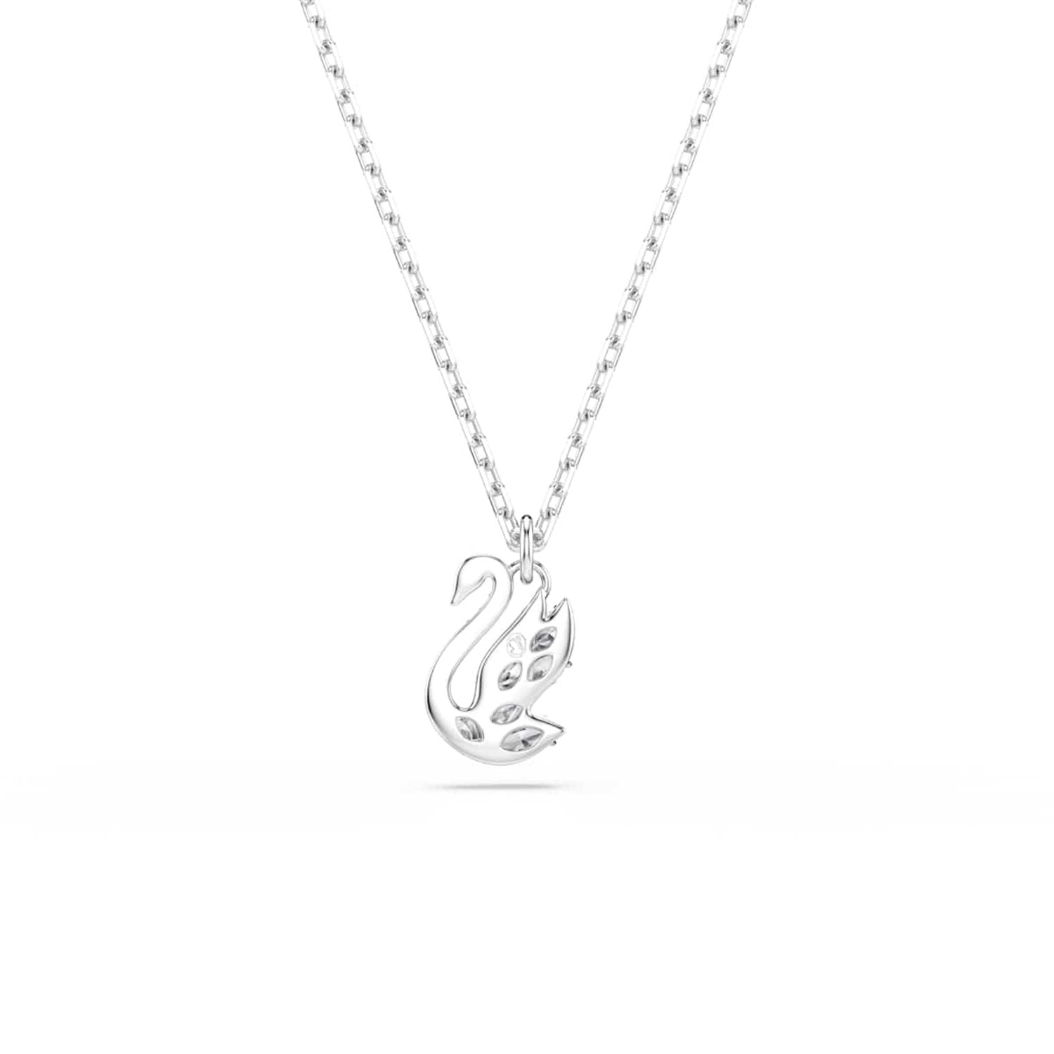 Swarovski Swan Pave Silver-Tone Necklace 5754347