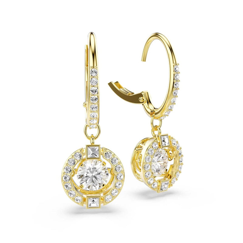 Swarovski Una Sparkling DC Goldfarbene Ohrringe 5758095-zoom-