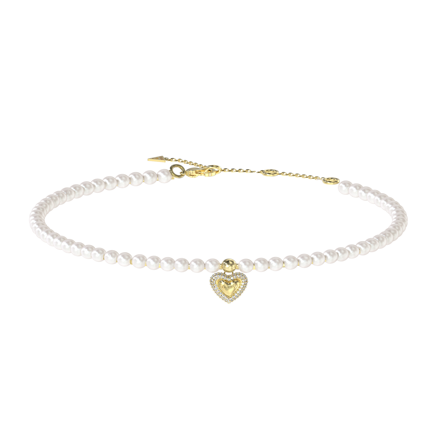 Guess Beloved Gold-coloured Necklace JUBN06090JWYGT-U